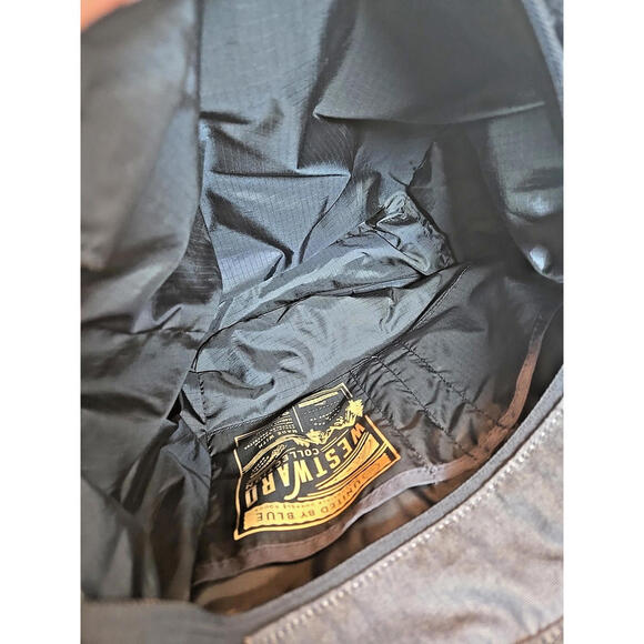 UNITED by BLUE Westward Collection Denim Canvas Medium Backpack Bag Sustainable - Picture 6 of 8